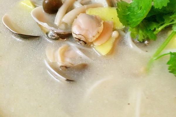 蛤蜊鲜菌羹的做法图解10