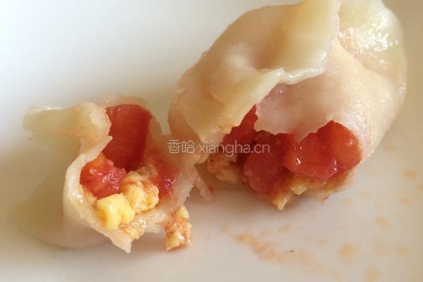 西红柿鸡蛋馅饺子