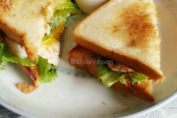 自制三明治的做法图解7