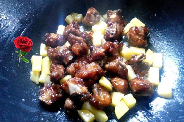糖醋土豆排骨的做法图解8