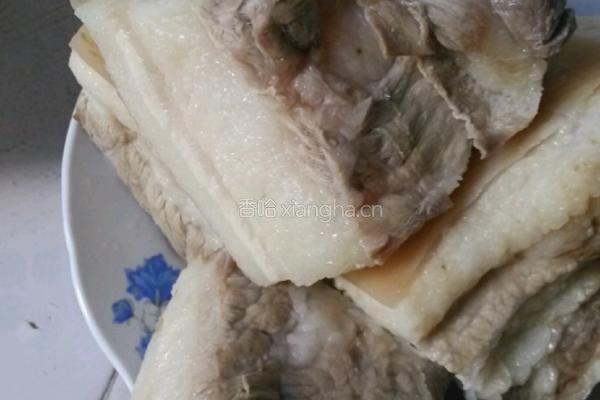 沾水五花肉的做法图解3