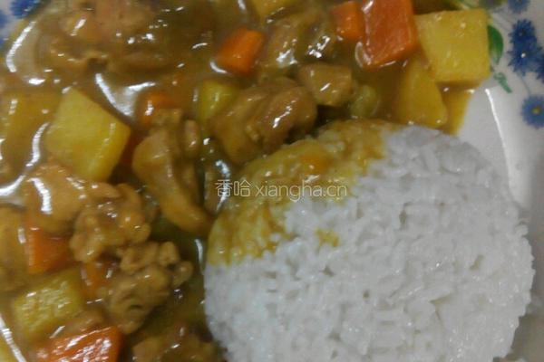 咖喱土豆鸡肉饭