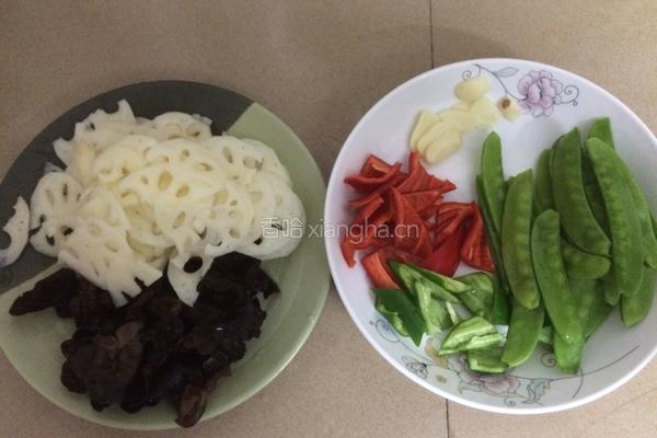 素菜小炒的做法图解1