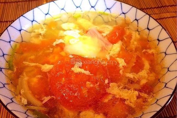 西红柿蛋花汤的做法图解10
