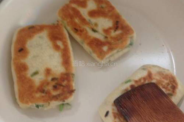 葱香发面饼的做法图解8