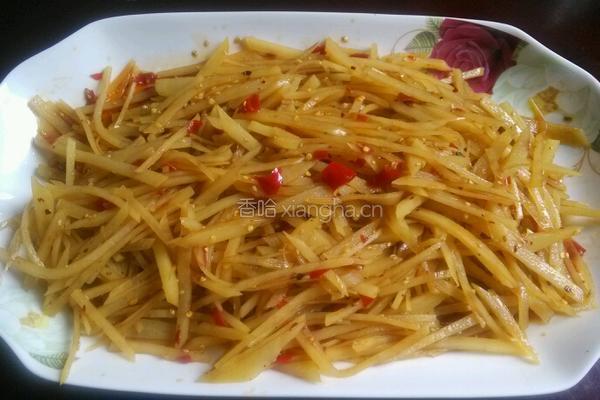 香辣土豆丝的做法图解4