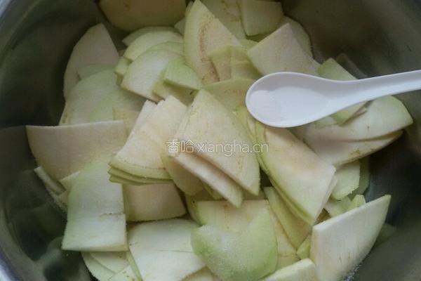 肉片炒茄子的做法图解1