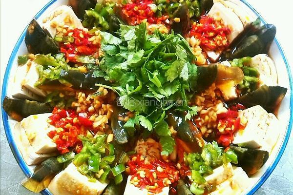 皮蛋拌豆腐的做法图解10