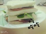 煎蛋火腿三明治的做法[图]