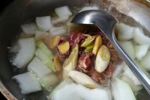 羊肉片氽冬瓜的做法图解9
