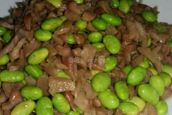 菜籽油炒萝卜干毛豆的做法图解8