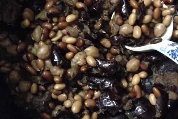 黑豆鹰嘴豆红枣豆浆的做法图解3