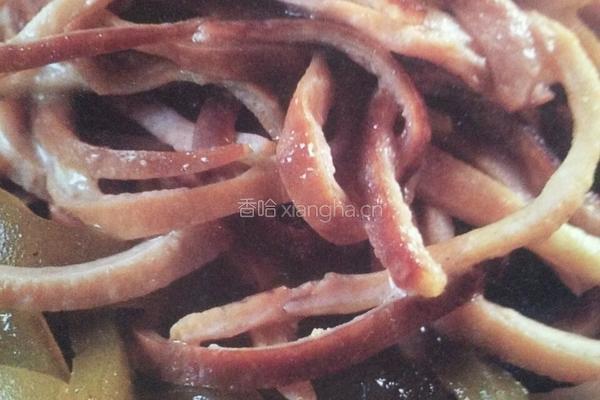 肚丝粉皮的做法图解3