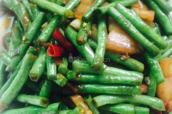 豆角炒肉的做法图解6