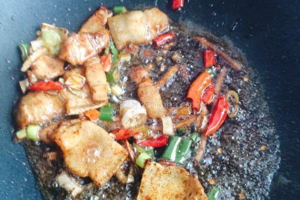 豆角炒肉的做法图解3
