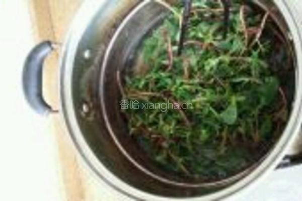 凉拌马笕菜的做法图解2