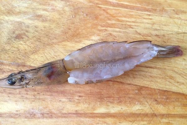 蒜蓉开背虾的做法图解3