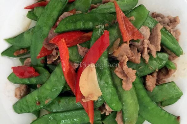 土猪肉炒荷兰豆的做法图解5