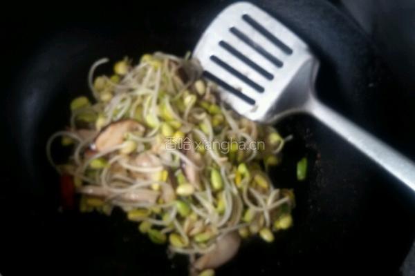 黄豆芽炒香菇的做法图解10