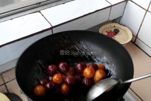 拔丝双色球的做法图解9