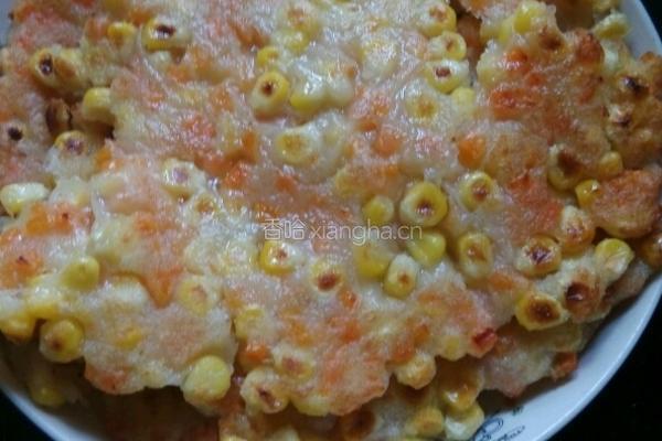 红萝卜玉米饼的做法图解10