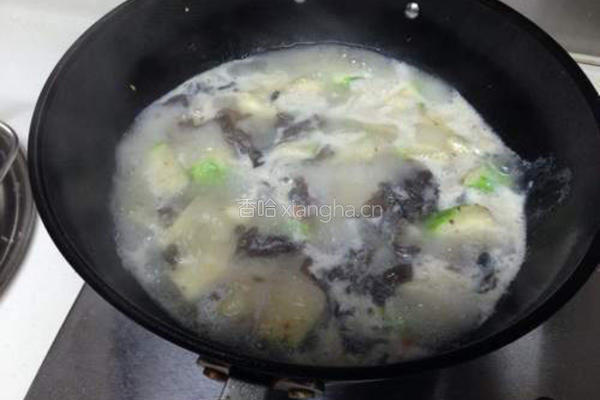 紫菜丝瓜瘦身汤的做法图解5