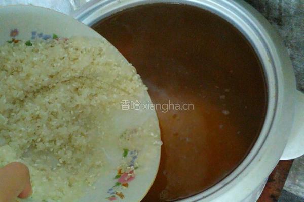 绿豆稀饭的做法图解4