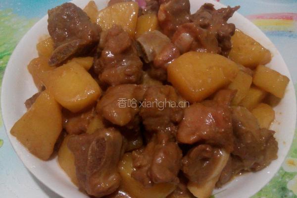 土豆烧排骨