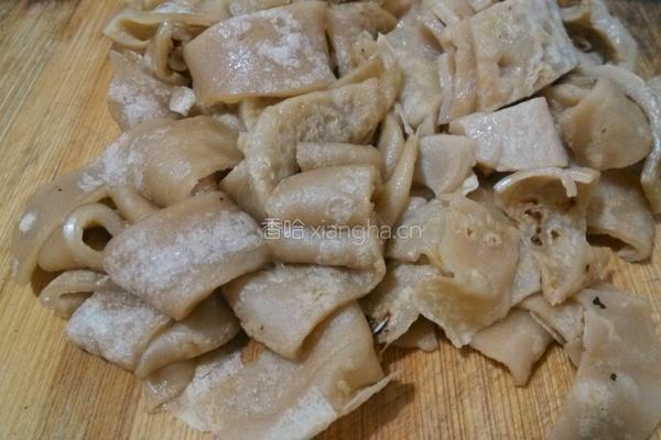 粉皮莴笋白味回锅肉 的做法图解5
