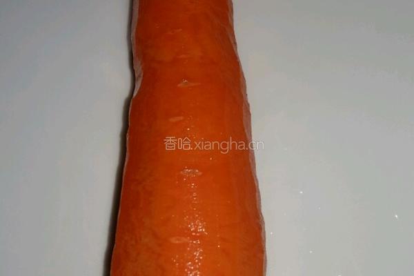 胡萝卜汁脆脆冰的做法图解1