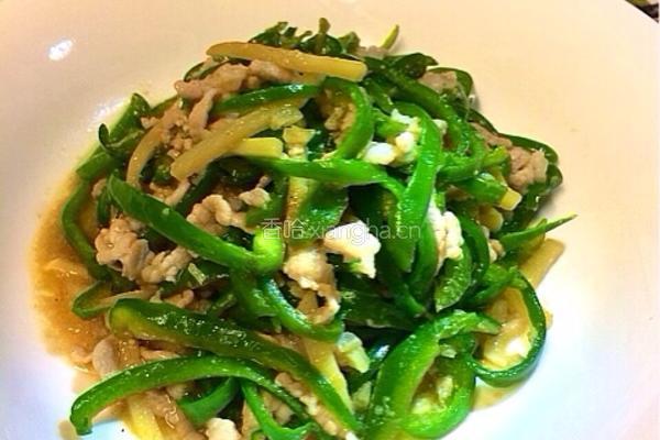 青椒炒肉丝的做法图解9