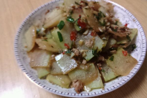 冬瓜肉末的做法图解3