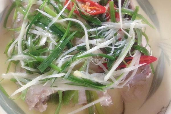 清蒸青鱼腹的做法图解4