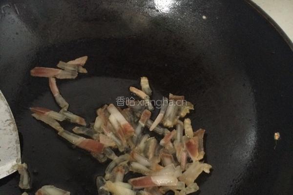 毛豆炒肉丝的做法图解3