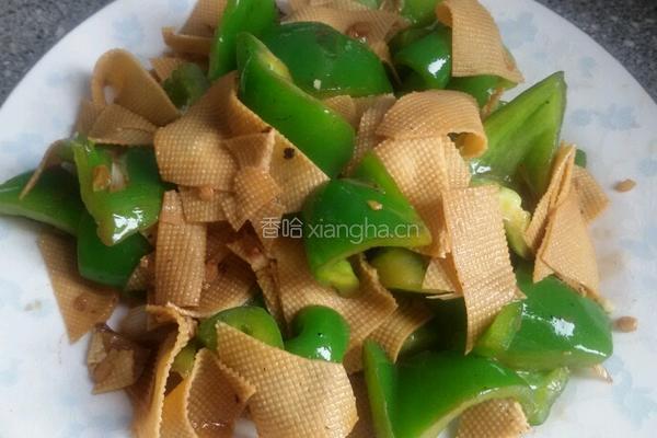 豆皮尖椒的做法图解5