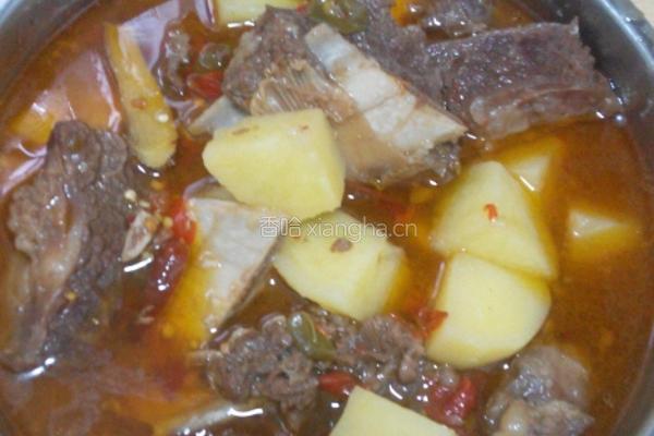 啤酒土豆烧牛排的做法图解4