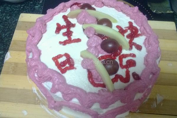 生日蛋糕-家庭制作的做法图解5