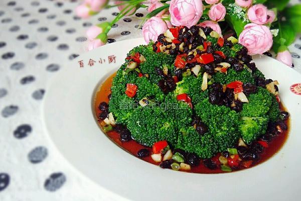 豆豉西兰花的做法图解7