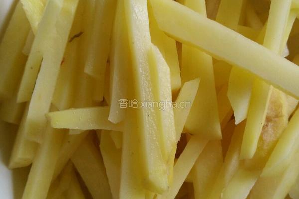 炸薯条的做法图解1