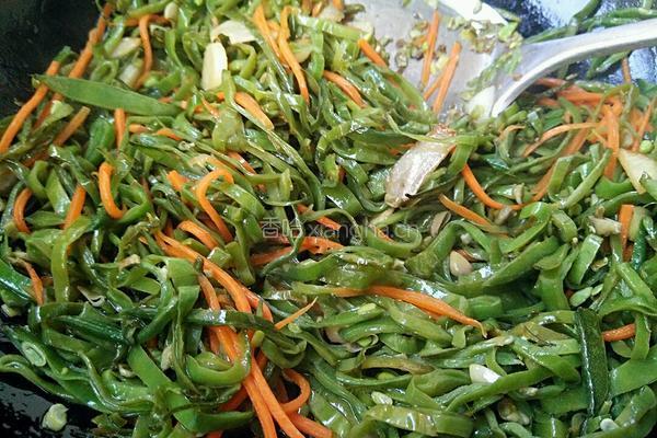 清炒豆角丝的做法图解9