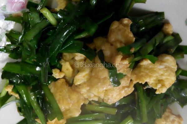 韭菜炒鸡蛋的做法图解6