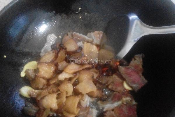 青蒜炒腊肉的做法图解5