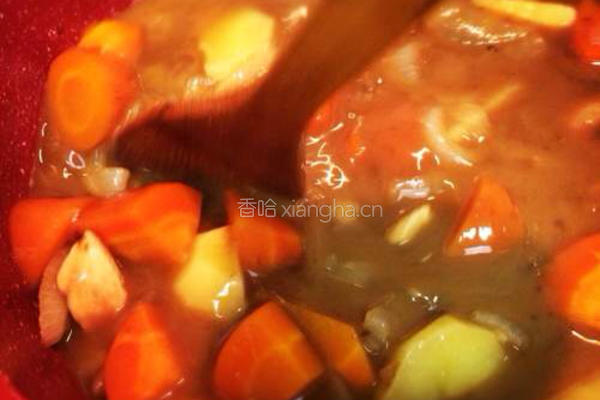 鸡肉咖喱饭的做法图解13