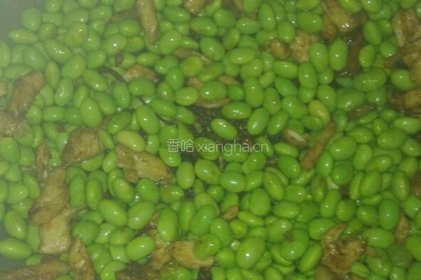 毛豆炒里脊肉的做法图解3