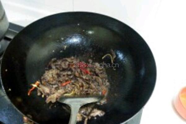 干煸牛肉丝的做法图解8