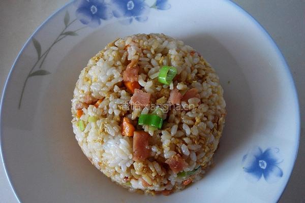 培根蛋炒饭的做法图解8