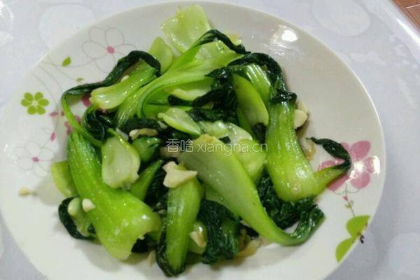 蒜蓉小油菜的做法图解6
