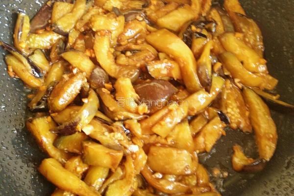 蒜香烧茄子的做法图解4