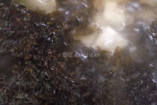 豆腐紫菜汤的做法图解5