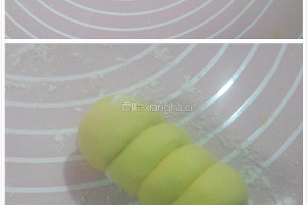 南瓜火腿肠花卷的做法图解7